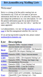 Mobile Screenshot of lists.kamailio.org